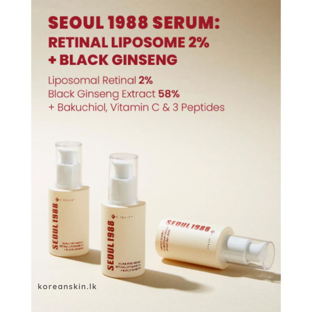 KSECRET SEOUL 1988 Serum : Retinal Liposome 2% + Black Ginseng 30ml
