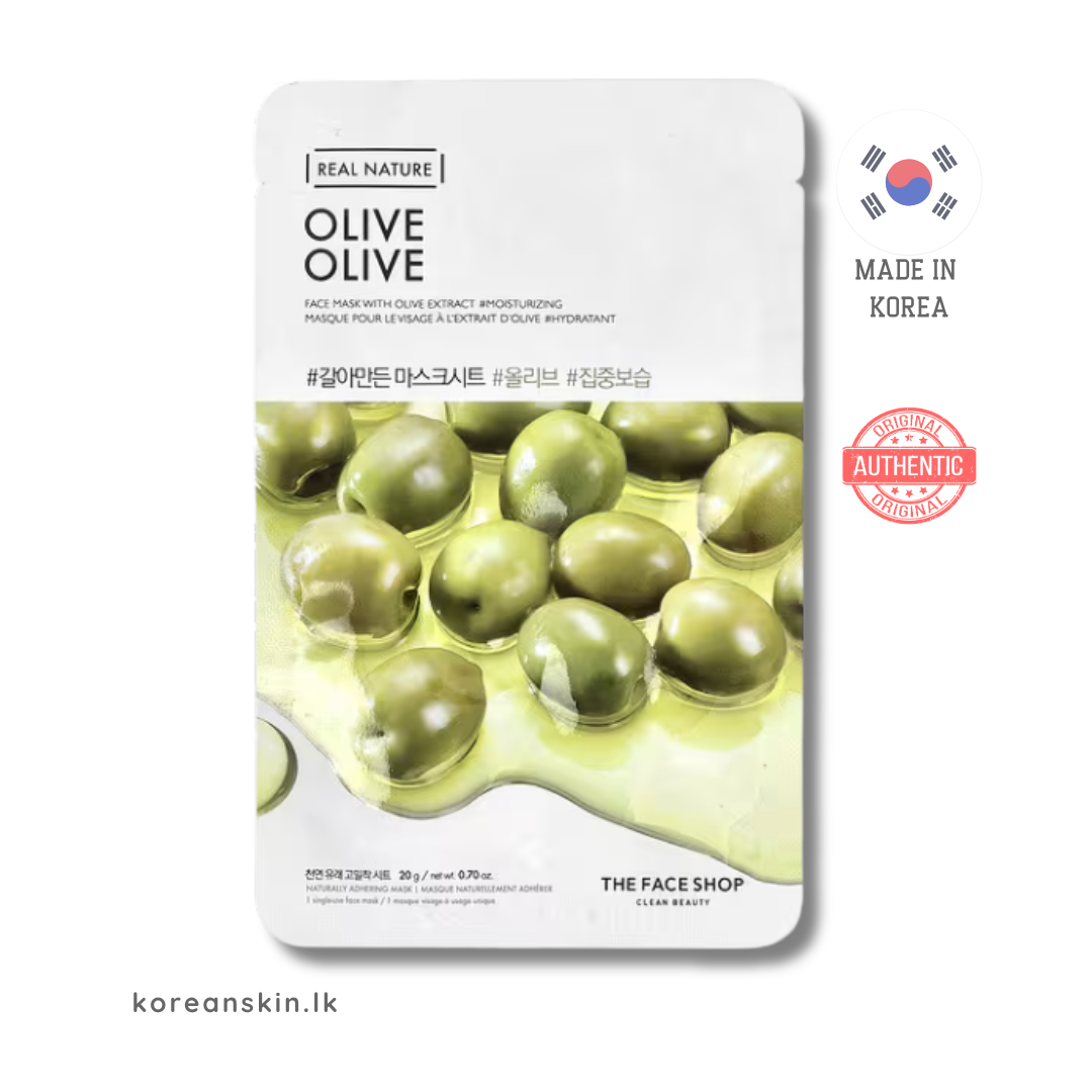 The Face Shop Real Nature Face Mask With Olive Extract (1EA)