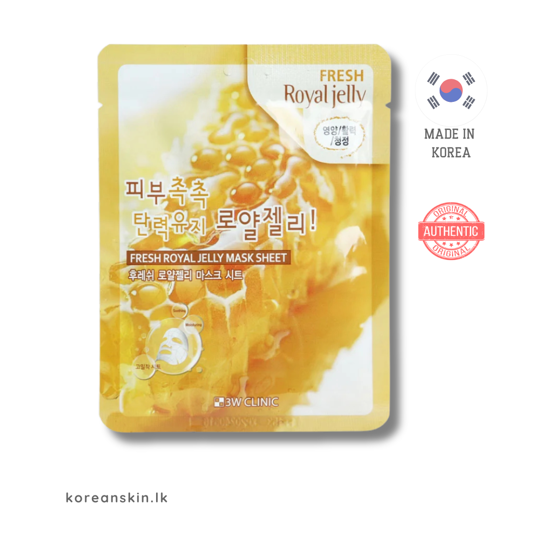 3w Clinic Fresh Royal Jelly Mask Sheet (1EA)