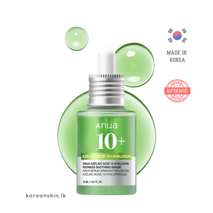 Anua Azelaic Acid 10 Hyaluron Redness Soothing Serum 30ml