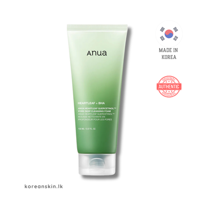 Anua Heartleaf Quercetinol Pore Deep Cleansing Foam 150ml