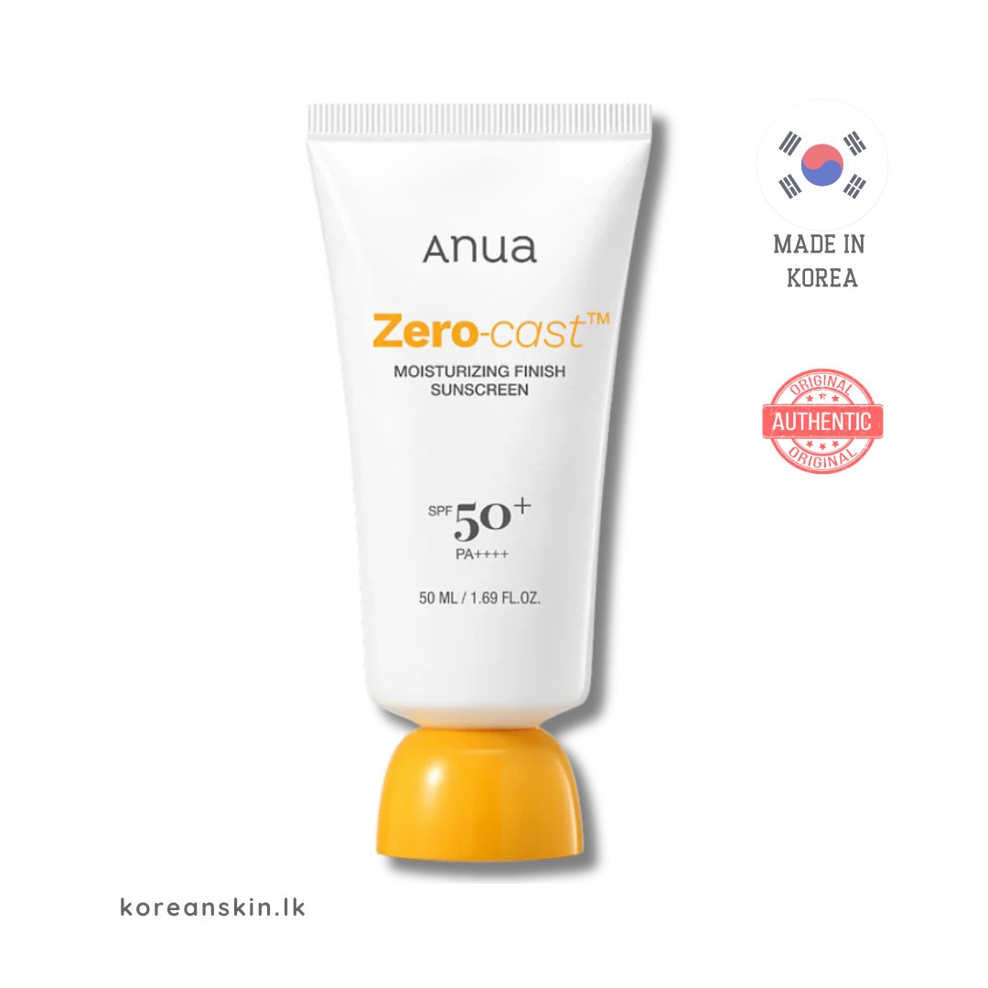 Anua Zero-Cast Moisturizing Finish Sunscreen 50ml