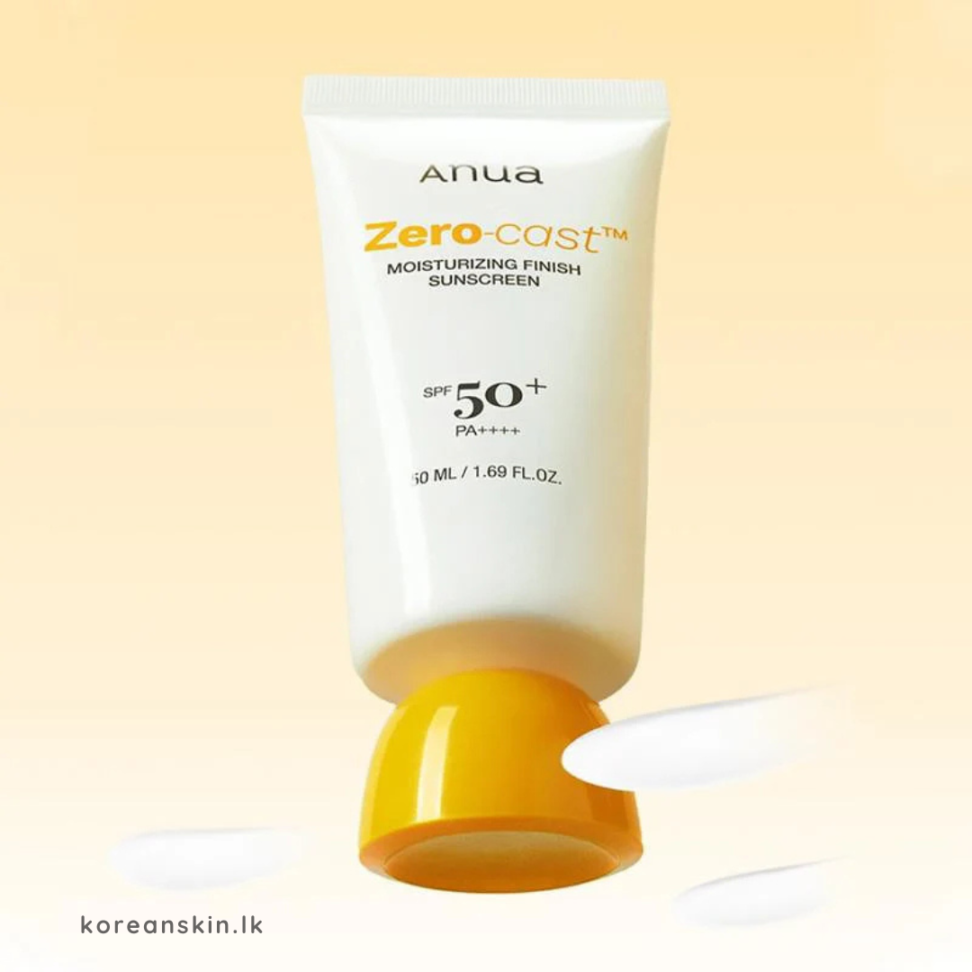 Anua Zero-Cast Moisturizing Finish Sunscreen 50ml