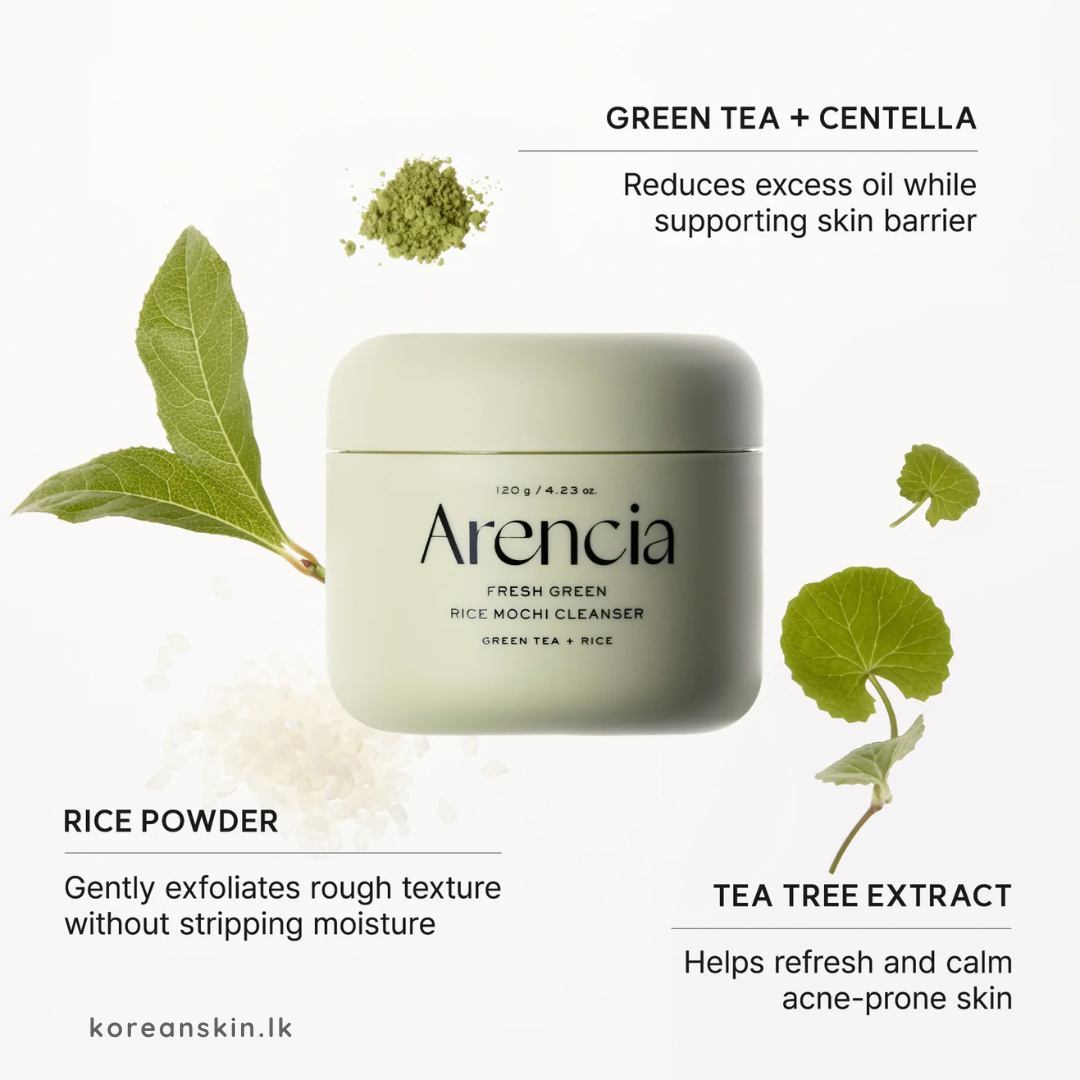 Arencia Fresh Green Rice Mochi Cleanser 120g