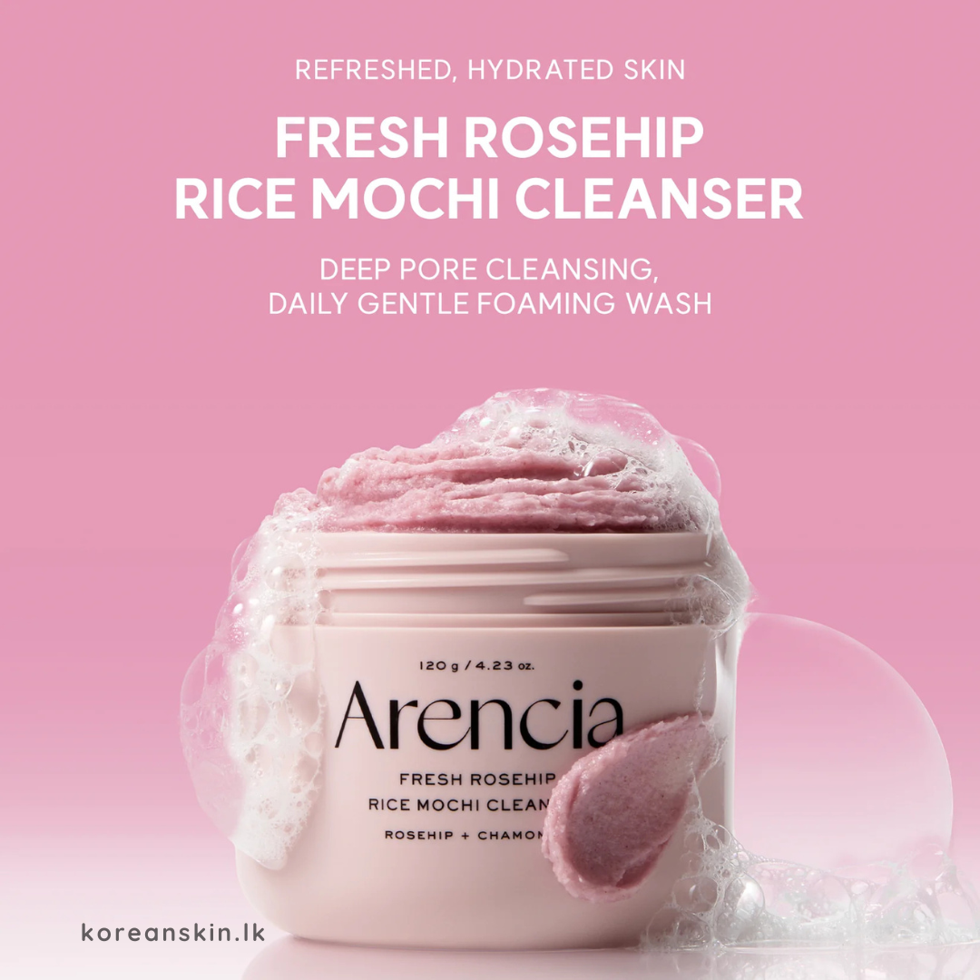 Arencia Fresh Rosehip Mochi Cleanser 120g