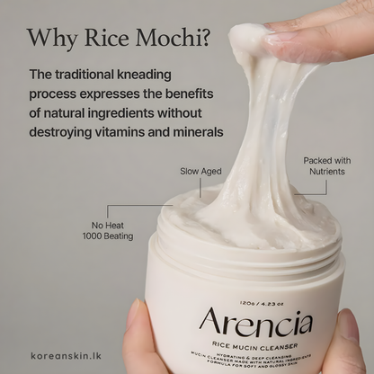 Arencia Rice Mucin Face Cleanser 120g