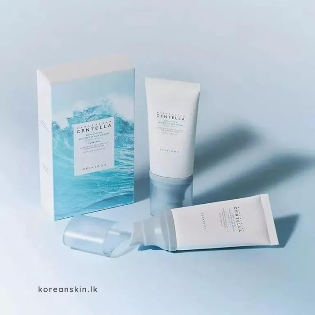 SKIN1004 Madagascar Centella Hyalu-Cica Water-Fit Sun Serum Twin Pack (50ml x 2)