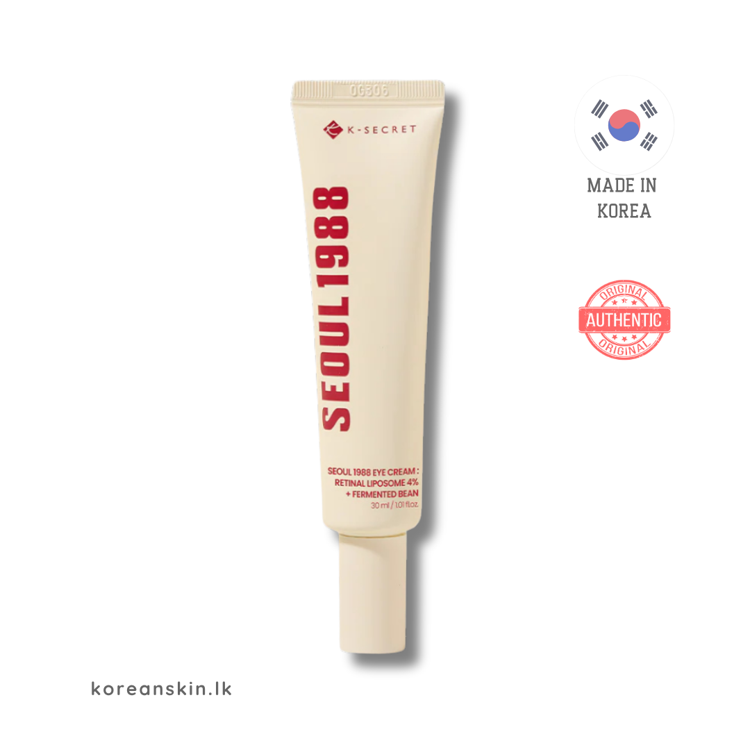 KSECRET SEOUL 1988 Eye Cream : Retinal Liposome 4% + Fermented Bean 30ml