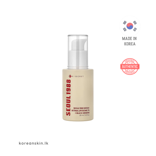 KSECRET SEOUL 1988 Serum : Retinal Liposome 2% + Black Ginseng 30ml