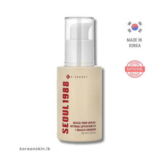 KSECRET SEOUL 1988 Serum : Retinal Liposome 2% + Black Ginseng 30ml