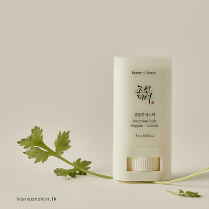 Beauty of Joseon Matte Sun Stick : Mugwort+Camelia (SPF 50+ PA++++) 18g