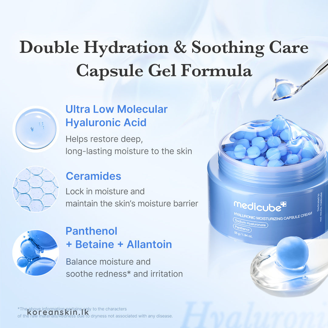 Medicube Hyaluronic Moisturizing Capsule Cream 50g