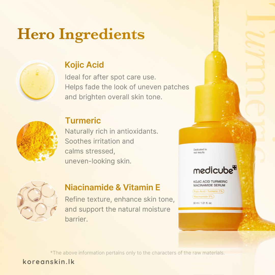 Medicube Kojic Acid Turmeric Niacinamide Serum 30ml
