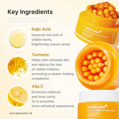 Medicube Kojic Acid Turmeric Vita Capsule Cream