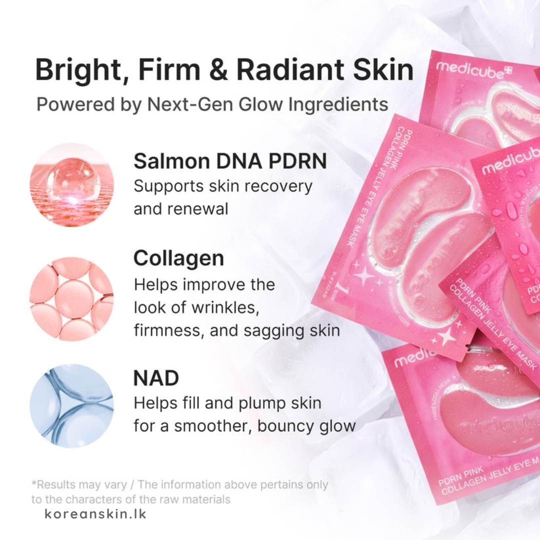 Medicube PDRN Pink Collagen Jelly Eye Mask (1 Pouch)