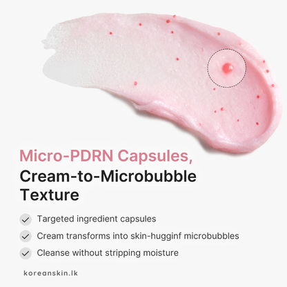 Medicube PDRN Pink Glutathione Capsule Cleansing Foam 120g