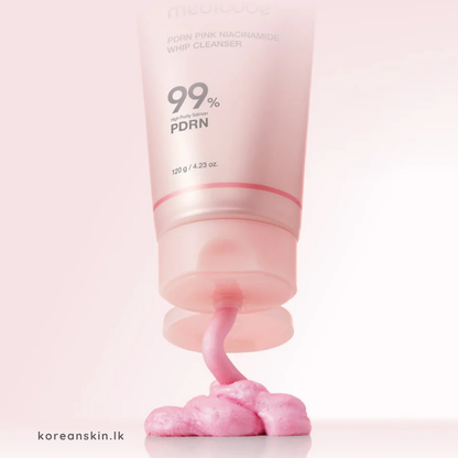 Medicube PDRN Pink Niacinamide Whip Cleanser 120g