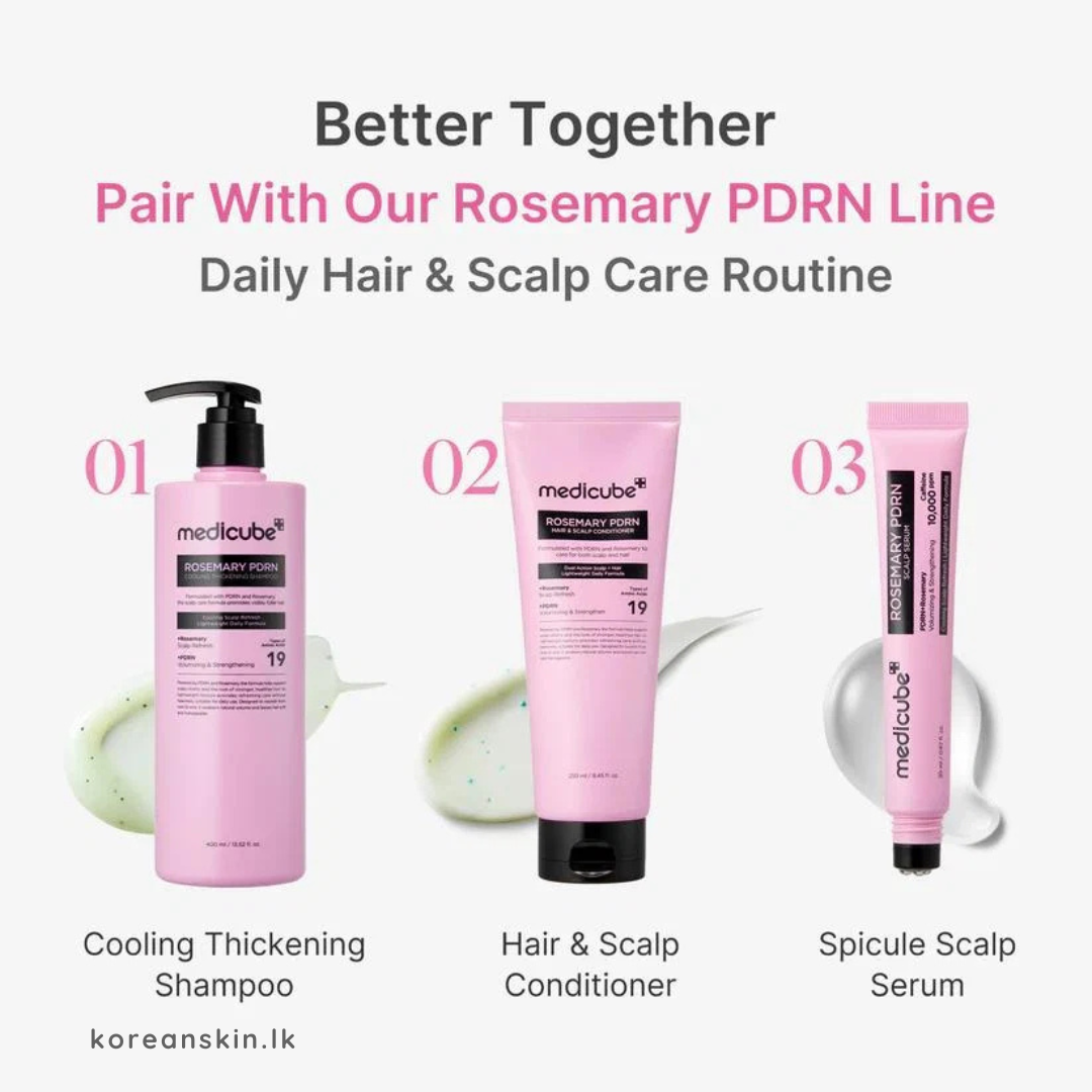 Medicube Rosemary PDRN Cooling Thickening Shampoo 400ml