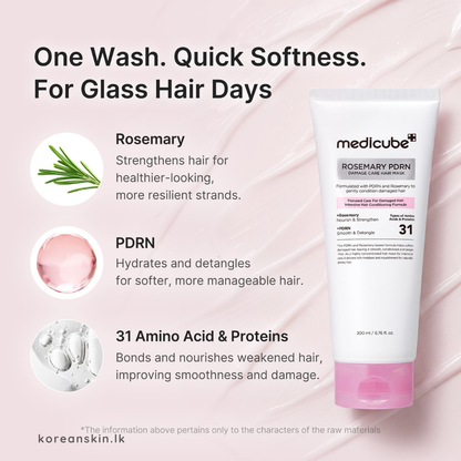 Medicube Rosemary PDRN Damage Care Hair Mask 200ml