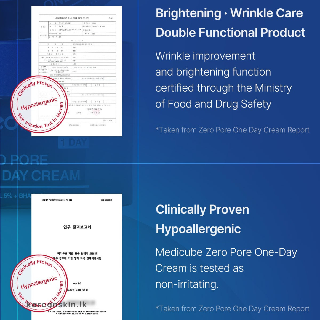 Medicube Zero Pore One-day Cream