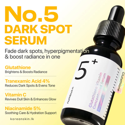 Numbuzin No.5+ Glutathione Vitamin Concentrated Serum