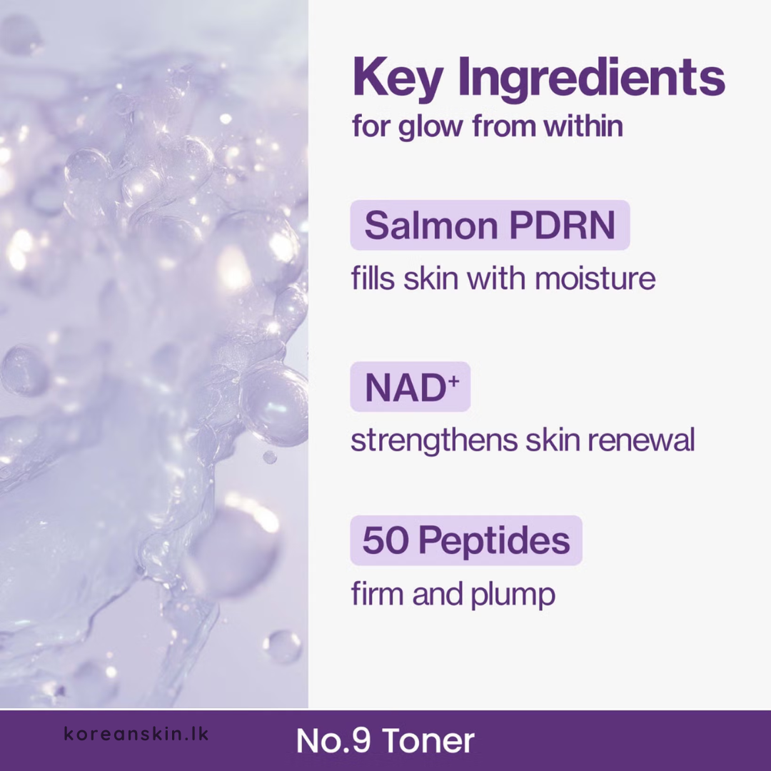 Numbuzin No.9 NAD PDRN Glow Boosting Toner 150ml