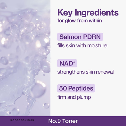 Numbuzin No.9 NAD PDRN Glow Boosting Toner 150ml