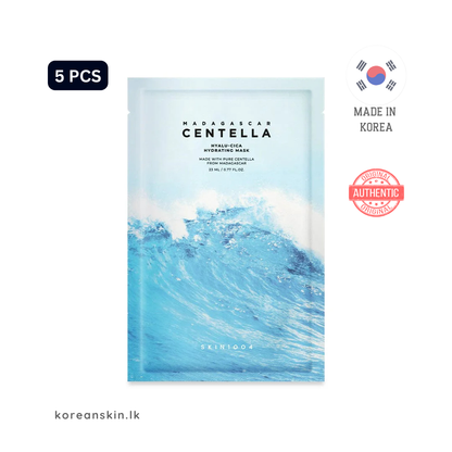 SKIN1004 Madagascar Centella Hyalu-Cica Hydrating Mask 23ml  5 Pcs