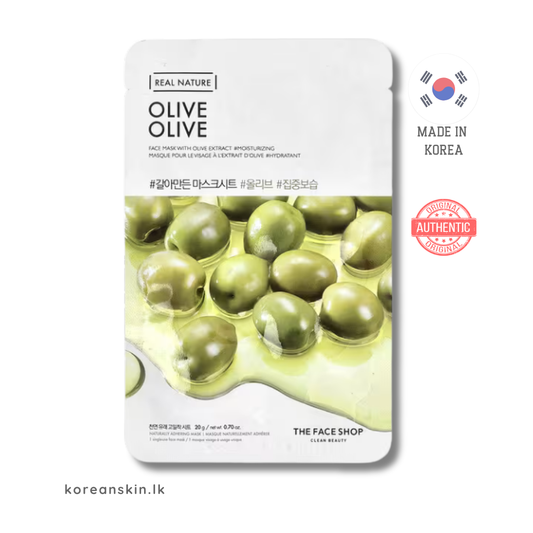 The Face Shop Real Nature Face Mask With Olive Extract (1EA)